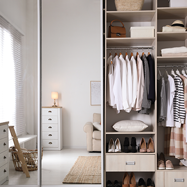 Bedroom storage and comfort